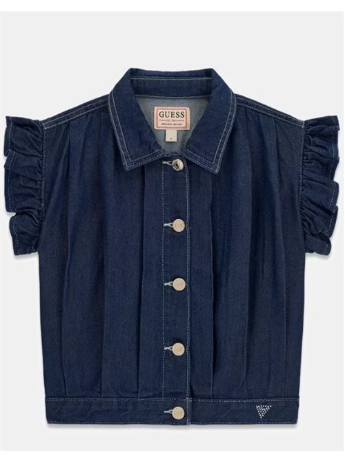 tencel rigid denim vest GUESS | J6GN00 D8280IGOF
